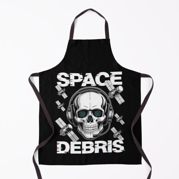 Item preview, Space Debris — Skull Headset Grid Satellite Neon Streetwear Space Tee V9 designed and sold by DarylWelsh2024.