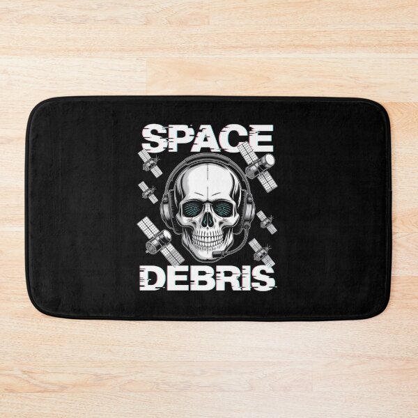 Item preview, Space Debris — Skull Headset Grid Satellite Neon Streetwear Space Tee V9 designed and sold by DarylWelsh2024.