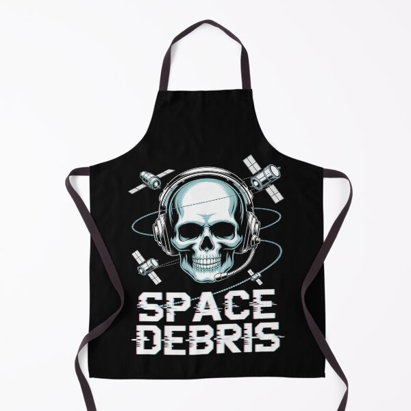 Item preview, Space Debris — Skull Headset Grid Satellite Neon Streetwear Space Tee V10 designed and sold by DarylWelsh2024.