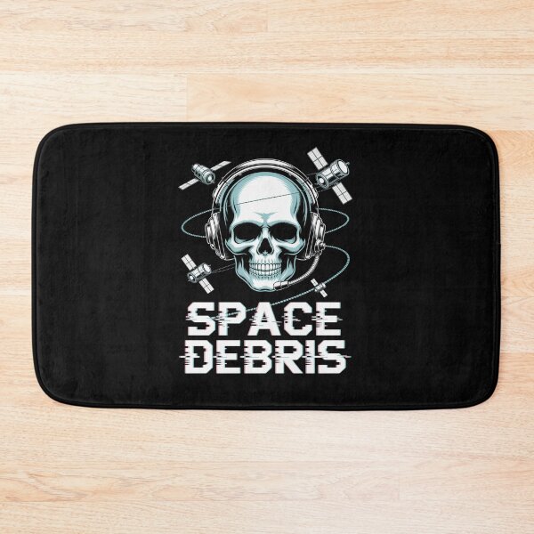 Item preview, Space Debris — Skull Headset Grid Satellite Neon Streetwear Space Tee V10 designed and sold by DarylWelsh2024.