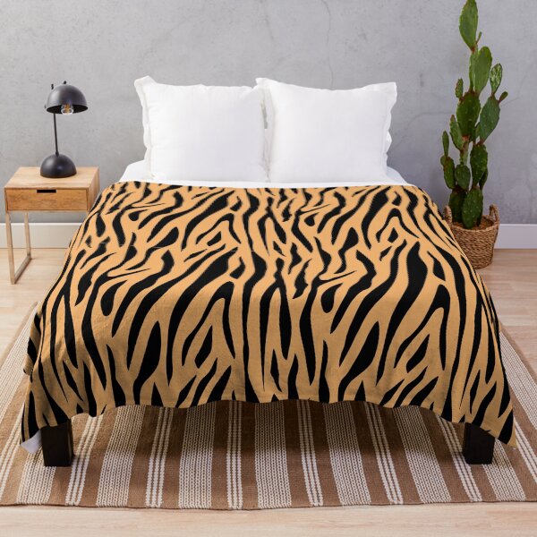 Item preview, Orange tiger jungle animal print designed and sold by quinnhopp.