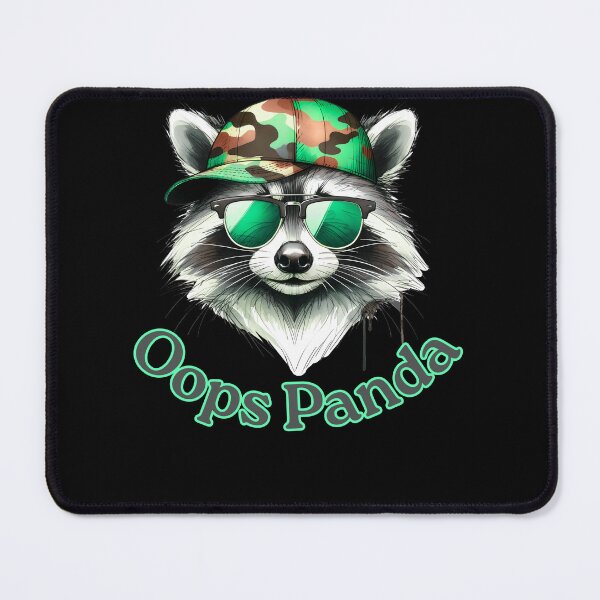 Item preview, Trashed Panda Drunk Raccoon Illustration designed and sold by StaticMood.