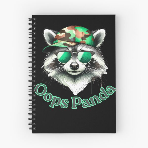 Item preview, Trashed Panda Drunk Raccoon Illustration designed and sold by StaticMood.