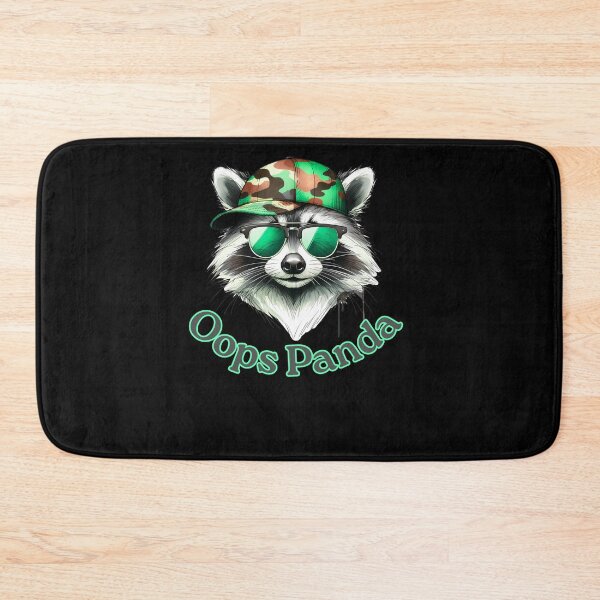 Item preview, Trashed Panda Drunk Raccoon Illustration designed and sold by StaticMood.