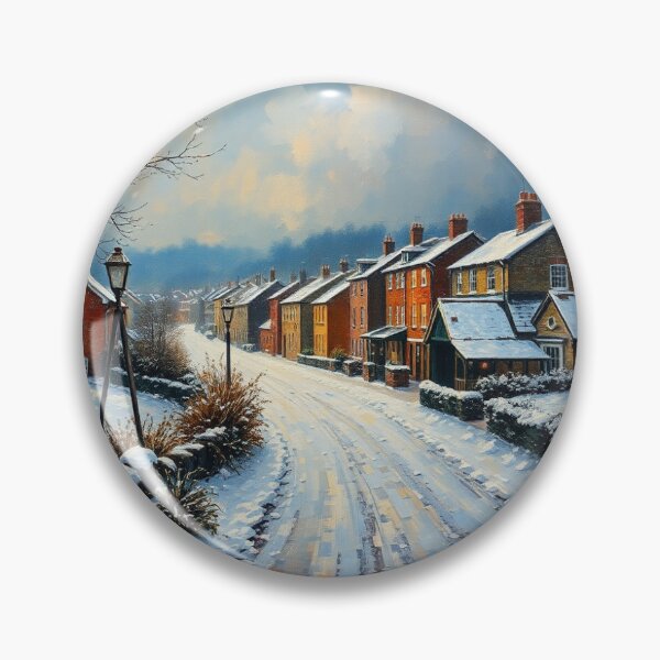 Item preview, Sheffield covered in snow in the style of Renoir. designed and sold by oldMastersofart.