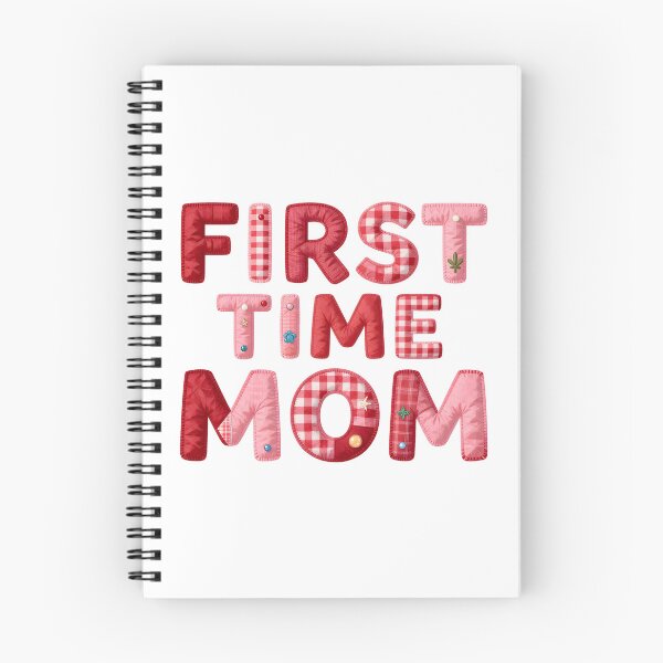 Item preview, FIRST TIME MOM - IN FAUX LETTERING designed and sold by AlexOBrienArt.