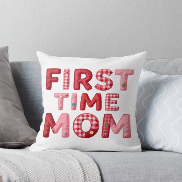 Item preview, FIRST TIME MOM - IN FAUX LETTERING designed and sold by AlexOBrienArt.