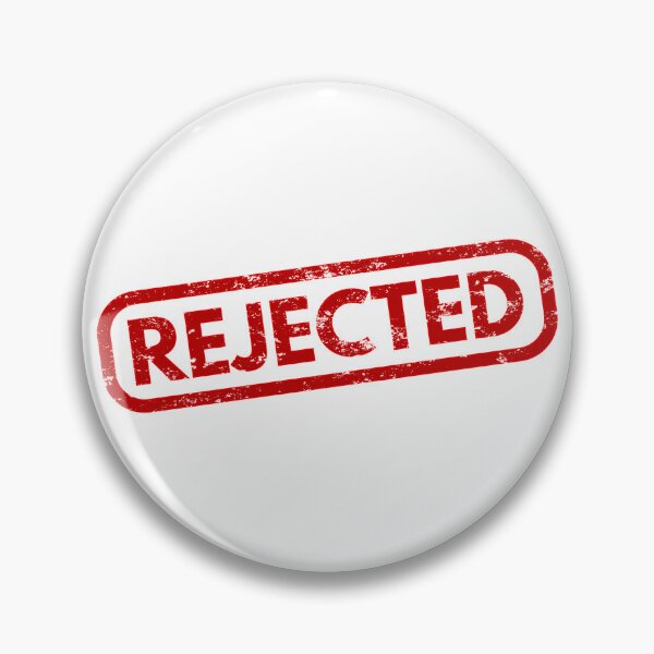 Item preview, Red Rejected Rubber Stamp Icon designed and sold by Creatby7030.