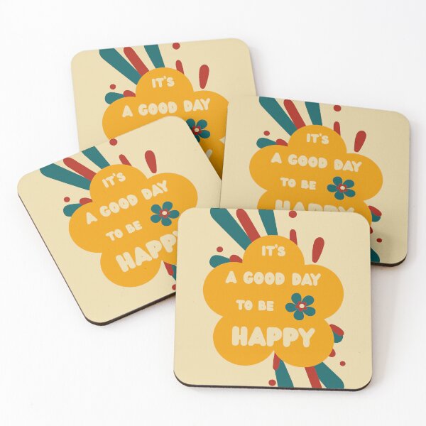 Item preview, It's a Good Day to Be Happy E9– Positive and Colorful Message designed and sold by StefanStudioArt.