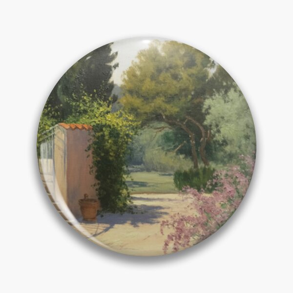 Item preview, Provence Garden Entrance | French Countryside Courtyard Painting designed and sold by CARRAANN.
