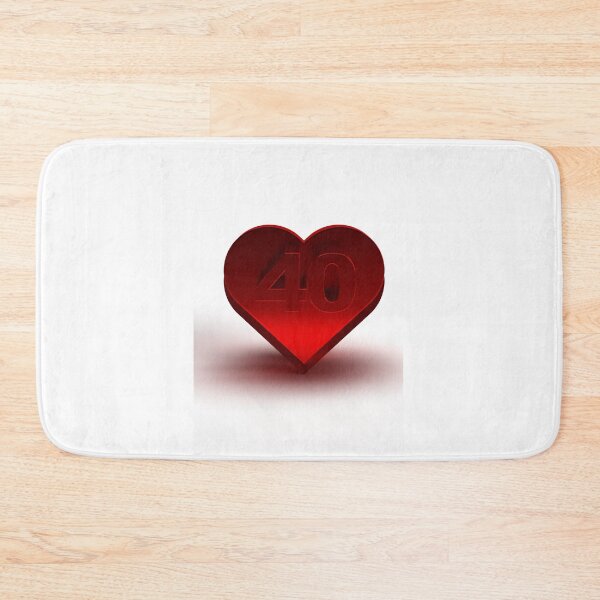 Item preview, Red Heart 40th Anniversary or Birthday Icon designed and sold by Creatby7030.