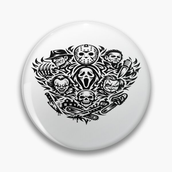 Item preview, Tribal horror icons designed and sold by chilluminati.