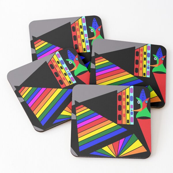 Item preview,  Colorful Rainbow Clown Face – Circus & Carnival Art designed and sold by oceantospace.