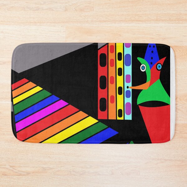 Item preview,  Colorful Rainbow Clown Face – Circus & Carnival Art designed and sold by oceantospace.