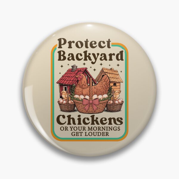 Item preview, Protect Backyard Chickens Vintage Retro Farmhouse designed and sold by Dmetalx Art Apparel.