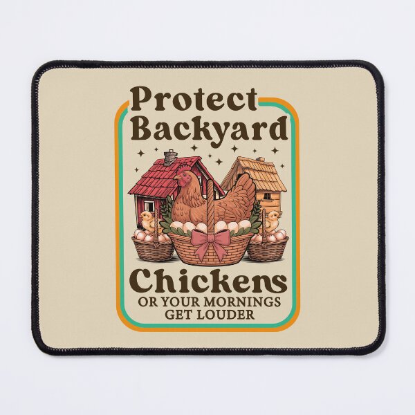 Item preview, Protect Backyard Chickens Vintage Retro Farmhouse designed and sold by Dmetalx Art Apparel.