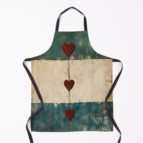 Item preview, Abstract Heart Stripe Wall Art Teal Neutral Minimalist Print designed and sold by NarjaShop.