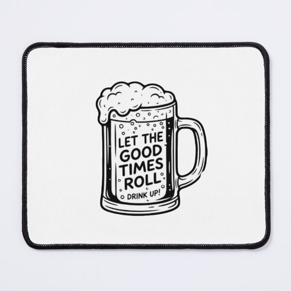 Item preview, Let The Good Times Roll Beer Mug Illustration designed and sold by Lura busah.