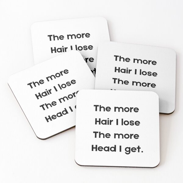 Item preview, Bald joke design designed and sold by boredbiotic.
