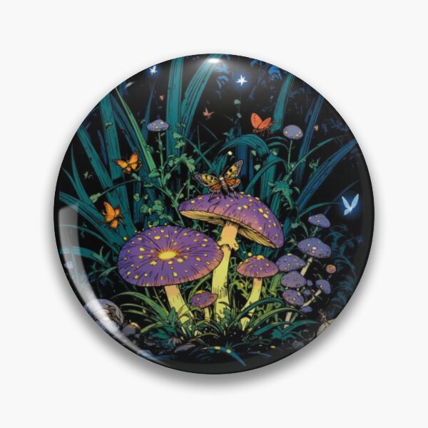 Item preview, Glowing Magic Mushrooms designed and sold by EpicMerchRealm.