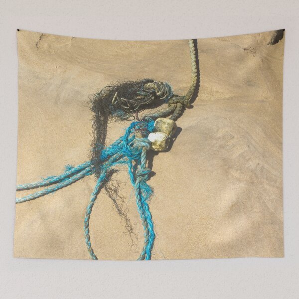 Item preview, rope in the sand on the beach designed and sold by felipequeiroz.