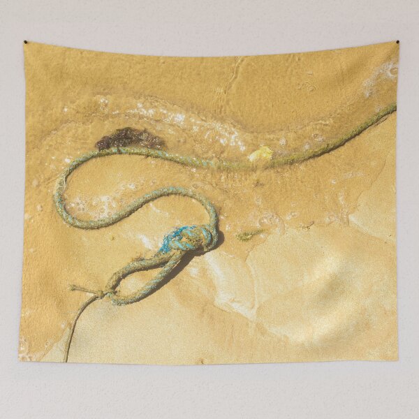 Item preview, rope in the sand on the beach 2 designed and sold by felipequeiroz.