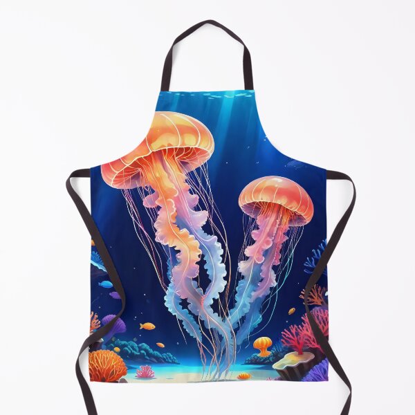 Item preview, Colorful Jellyfish Underwater designed and sold by artmaker7.