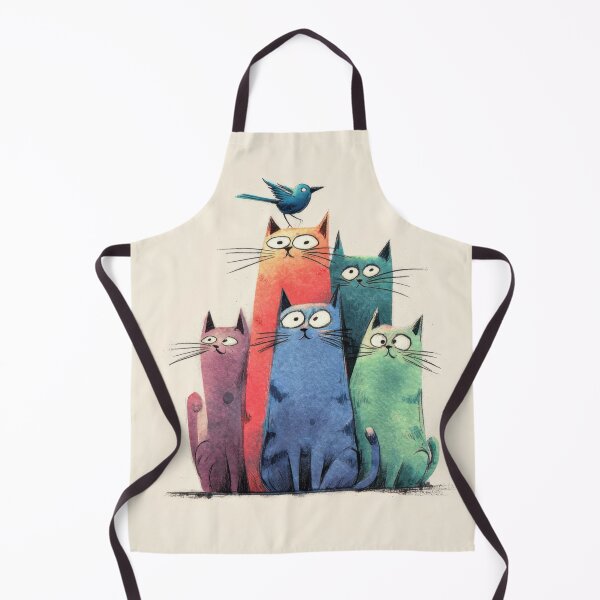 Item preview, Group of cats with a bird on top designed and sold by anytka.