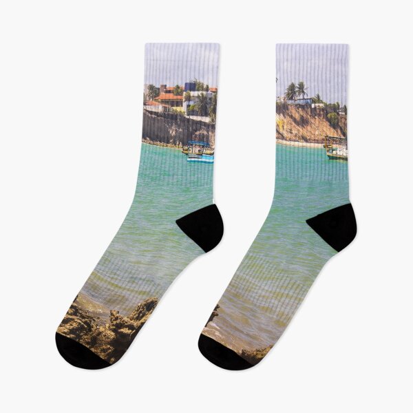 Item preview, boats on the beach coast designed and sold by felipequeiroz.
