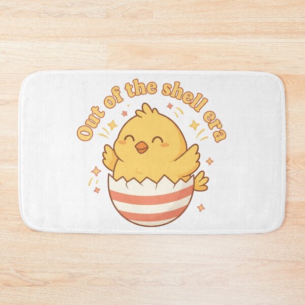 Item preview, Out Of The Shell Era – Kawaii Hatching Chick Easter Pun Cute Spring Sticker designed and sold by Han-Chaeyoung.