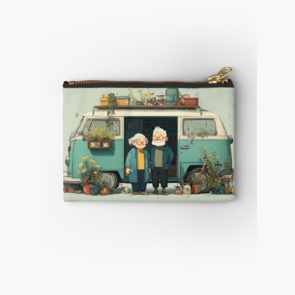 Item preview, Elderly couple standing by van designed and sold by anytka.
