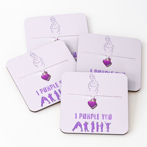 Item preview, I Purple You - Borahae ARMY Finger Heart  designed and sold by Tokraz-art.
