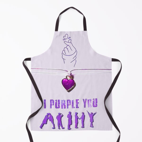 Item preview, I Purple You - Borahae ARMY Finger Heart designed and sold by Tokraz-art.