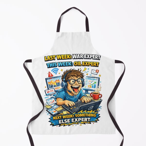Item preview, Last Week War Expert This Week Oil Expert Meme designed and sold by rocknrollstyles.