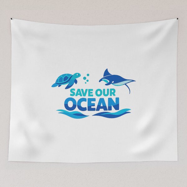 Item preview, Save Our Ocean designed and sold by LuveraxArt.