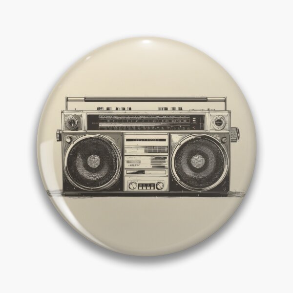 Item preview, A radio sits on a plain background designed and sold by anytka.