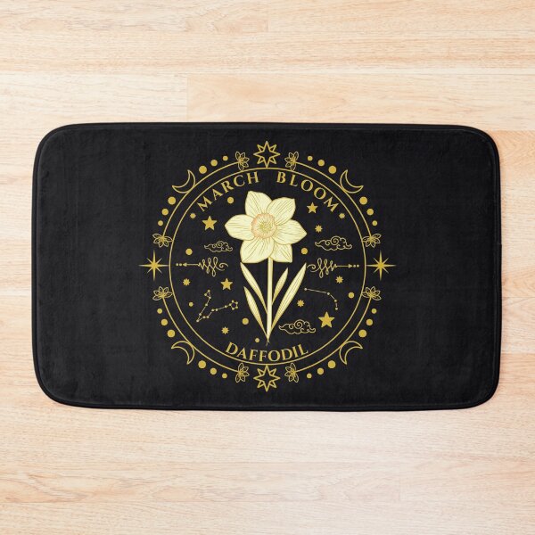 Item preview, March Birth Flower Daffodil Serenity Mystical Emblem Graphic designed and sold by Kate Hyunsu Cho.