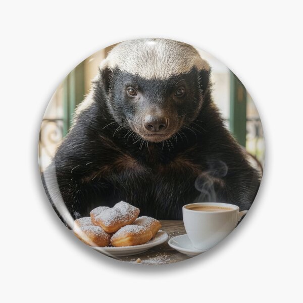 Item preview, Honey Badger Hits the French Quarter, New Orleans designed and sold by Tridentulus.