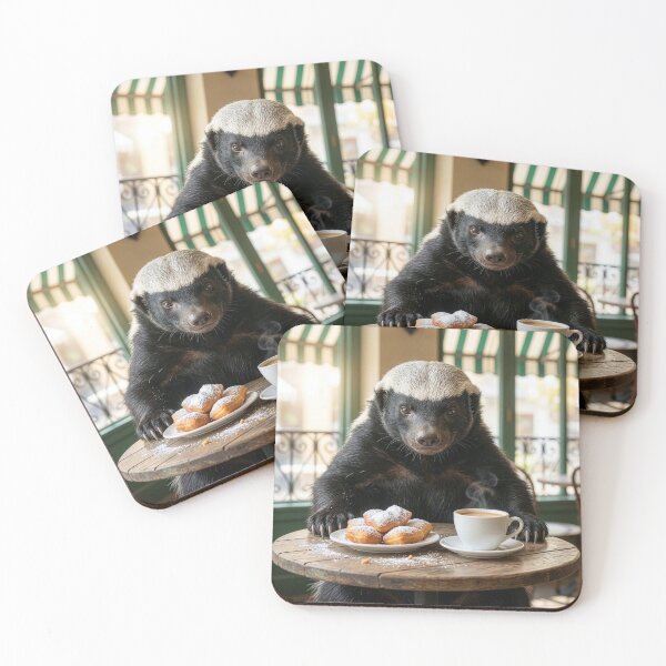 Item preview, Honey Badger Hits the French Quarter, New Orleans designed and sold by Tridentulus.