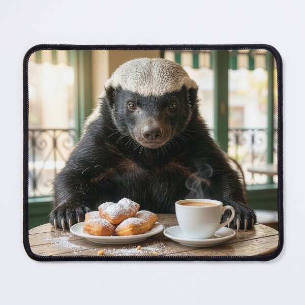 Item preview, Honey Badger Hits the French Quarter, New Orleans designed and sold by Tridentulus.