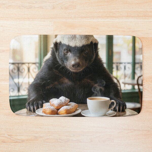 Item preview, Honey Badger Hits the French Quarter, New Orleans designed and sold by Tridentulus.