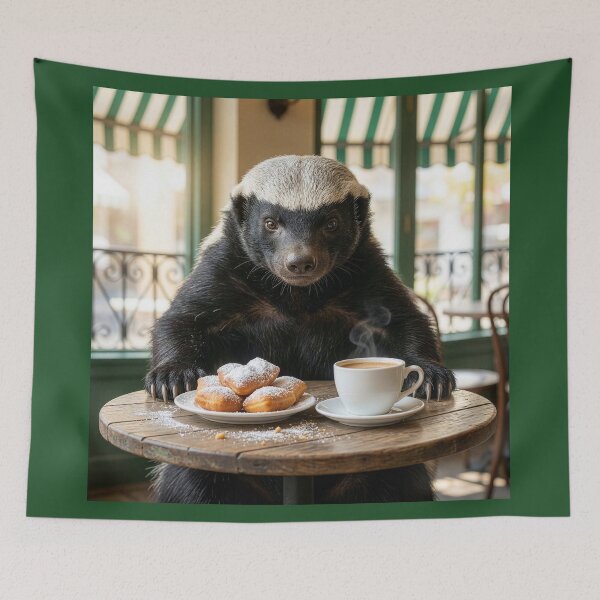 Item preview, Honey Badger Hits the French Quarter, New Orleans designed and sold by Tridentulus.