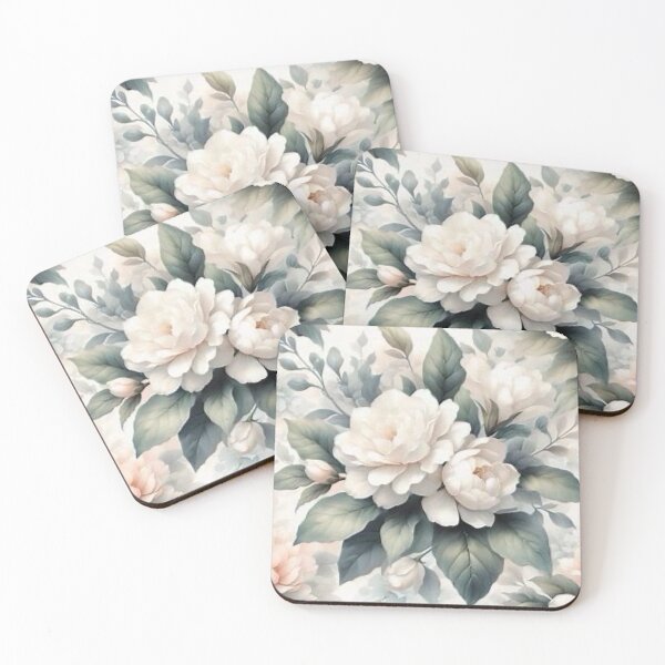 Item preview, Elegant White Gardenias designed and sold by TinCatOutPost.