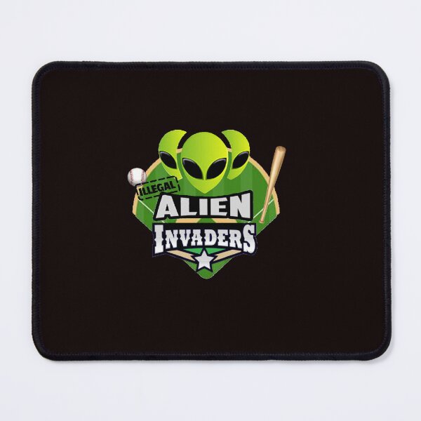 Item preview, alien invaders baseball logo designed and sold by VWscout2.
