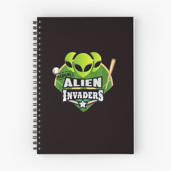 Item preview, alien invaders baseball logo designed and sold by VWscout2.