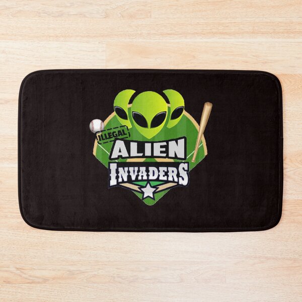 Item preview, alien invaders baseball logo designed and sold by VWscout2.