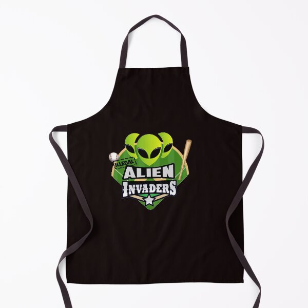 Item preview, alien invaders baseball logo designed and sold by VWscout2.