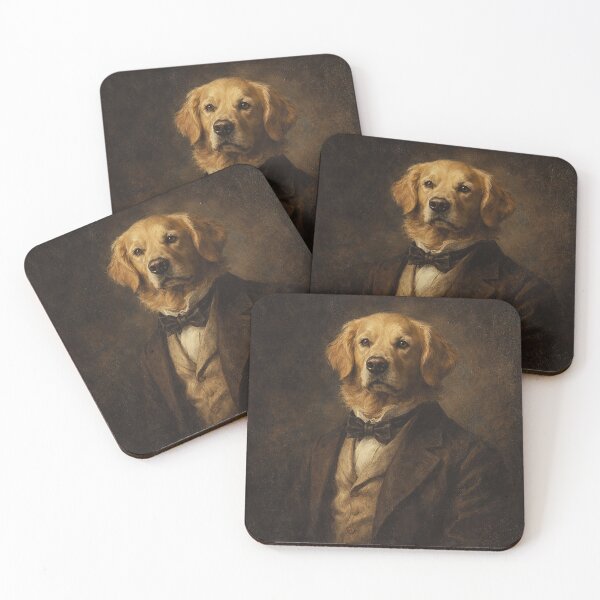 Item preview, Distinguished Gentleman Retriever Portrait designed and sold by Pixel Junkies Studio.