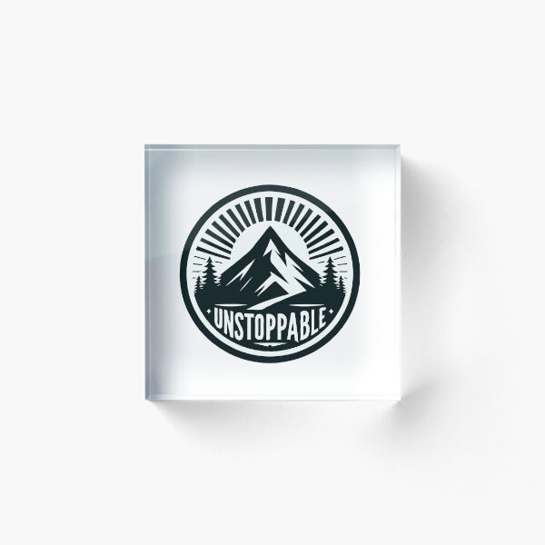 Item preview, Unstoppable Mountain Strength Mindset Design Gift designed and sold by CyfroweMysli.