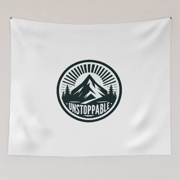 Item preview, Unstoppable Mountain Strength Mindset Design Gift designed and sold by CyfroweMysli.